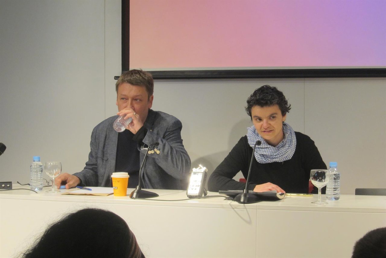 Xavier Domènech y Lucía Martín (EnComúPodem) 