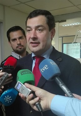 Juanma Moreno, hoy ante los medios