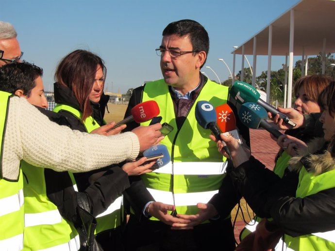 Mario Jiménez, en Huelva. 