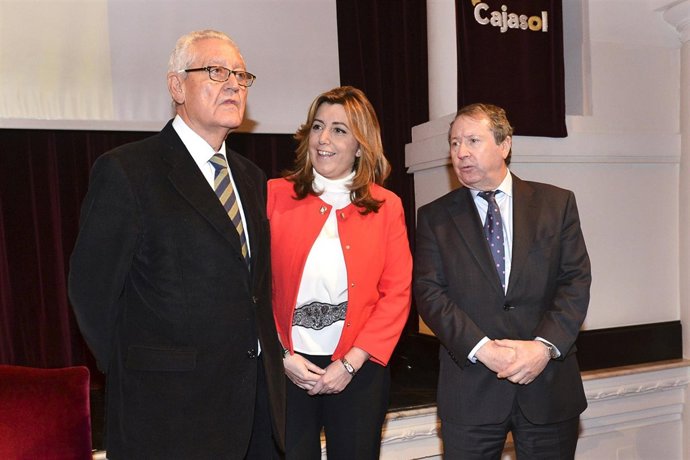 Susana Díaz junto a Rafael Escuredo 