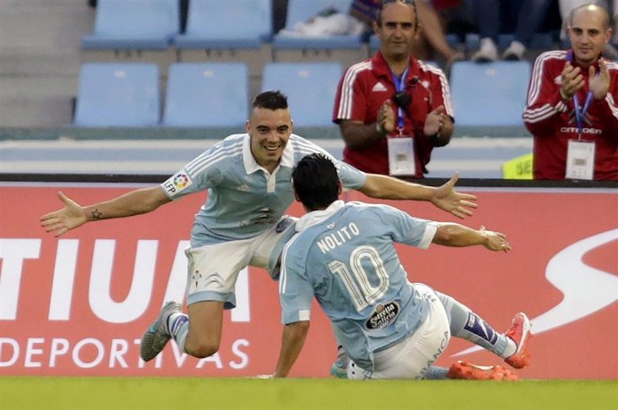 Nolito y Aspas con el Celta de Vigo