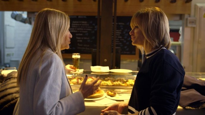 Cristina Cifuentes junto a Susanna Griso en Dos días y una noche