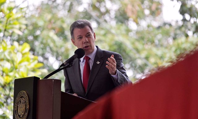 El presidente colombiano, Juan Manuel Santos. 