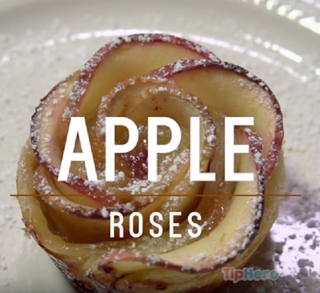 Apple Roses o rosas de manzana