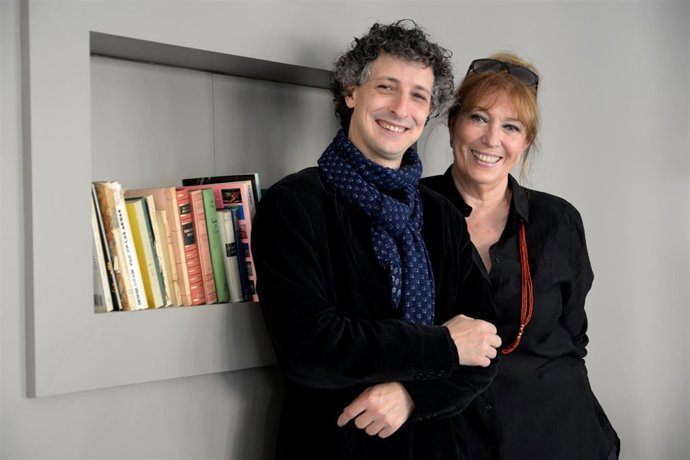 El músico Eduard Iniesta y la actriz Mercè Sampietro