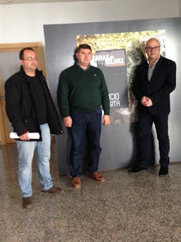 Visita del diputado de Turismo de Jaén a Bélmez de la Moraleda