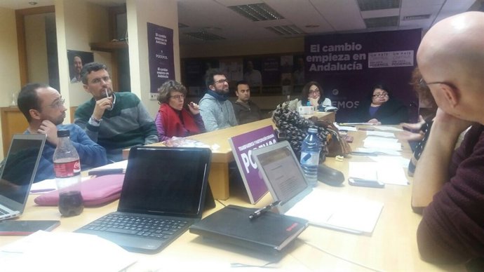 Representantes de Podemos Sevilla