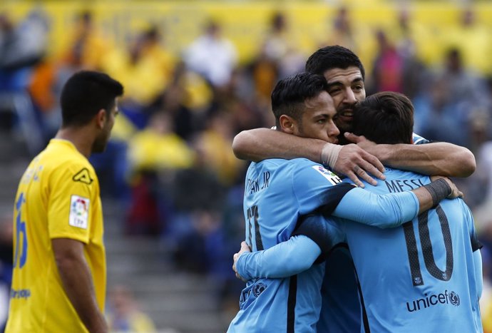 Las Palmas Barcelona Messi Luis Suárez Neymar