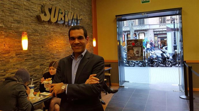 El responsable de Desarrollo de Subway para Catalunya y Andorra, Carlos Ávila