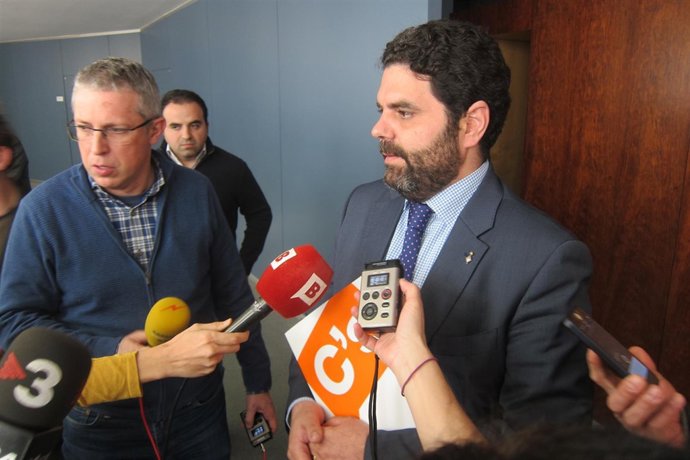 El portavoz de C’s en el Ayuntamiento de Barcelona, Paco Sierra