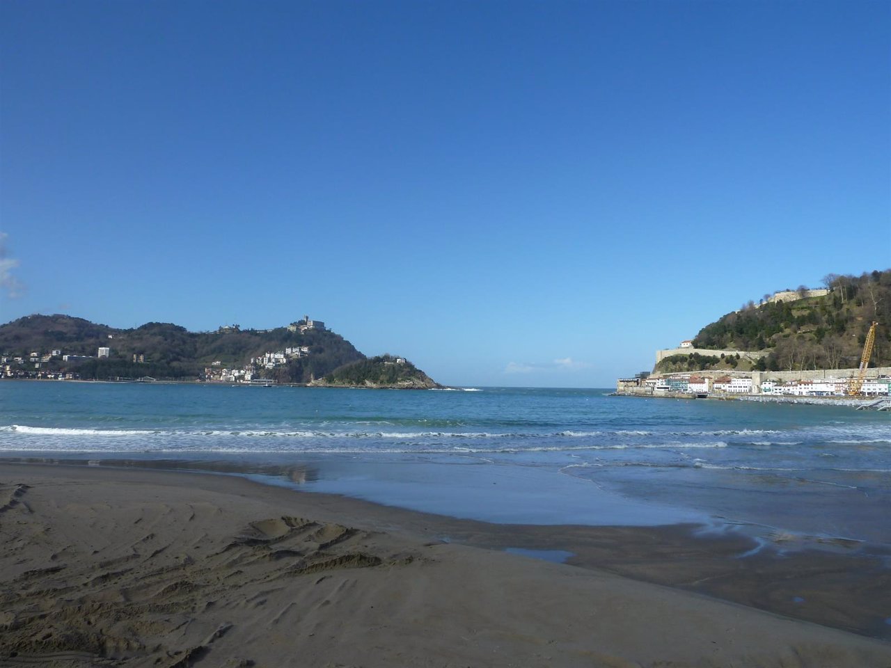 Playa De La Concha en San Sebastián