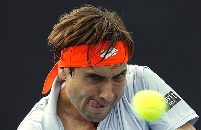 David Ferrer en el Abierto de Australia