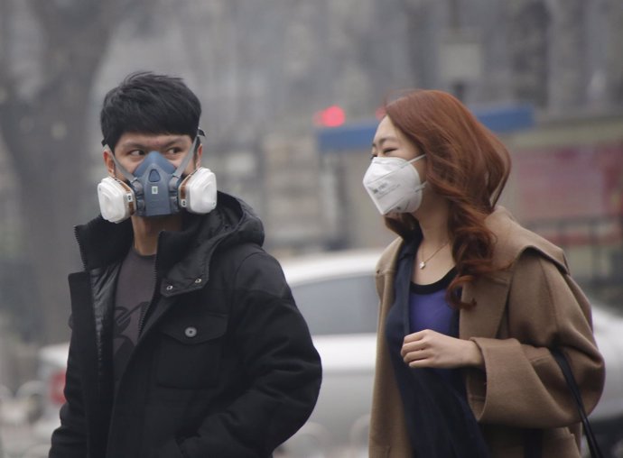 Polución, contaminación en Pekín (China)
