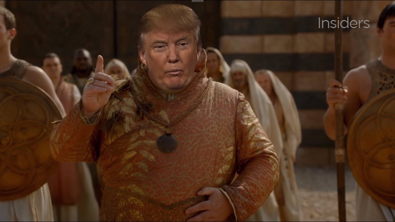 Donald Trump en Juego de tronos