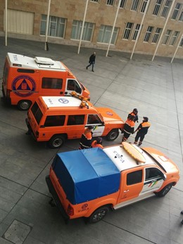 Voluntarios de Protección Civil de Logroño