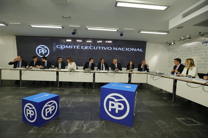 Mariano Rajoy preside el Comité Ejecutivo Nacional del PP