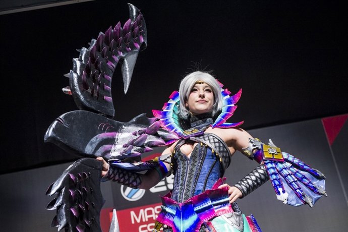 Tercera clasificada del concurso de Cosplay