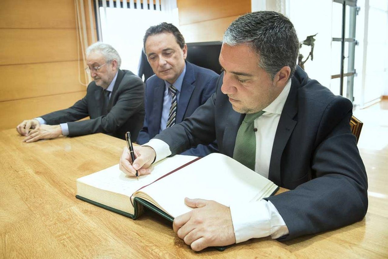 Elías Bendodo, Diputación, y José Ortiz, Torremolinos