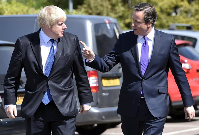 David Cameron y Boris Johnson