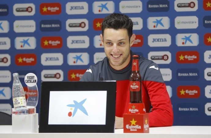 Burgui, jugador del RCD Espanyol
