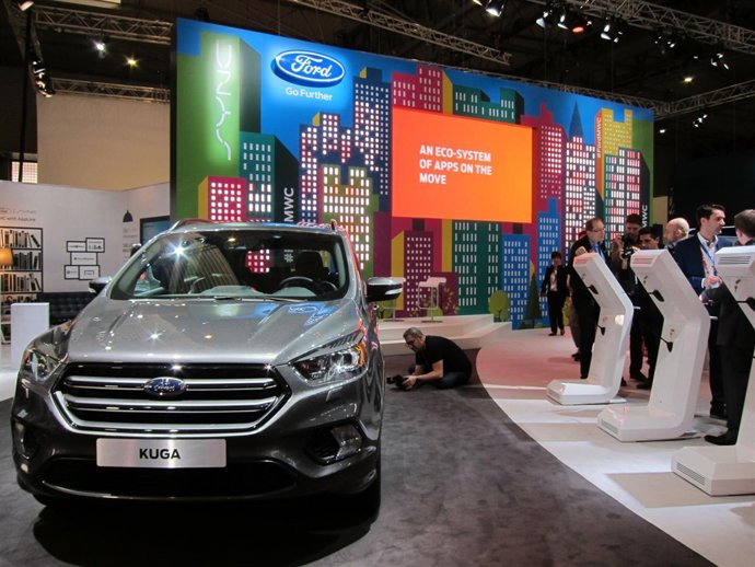 Expositor de Ford en el MWC 2016