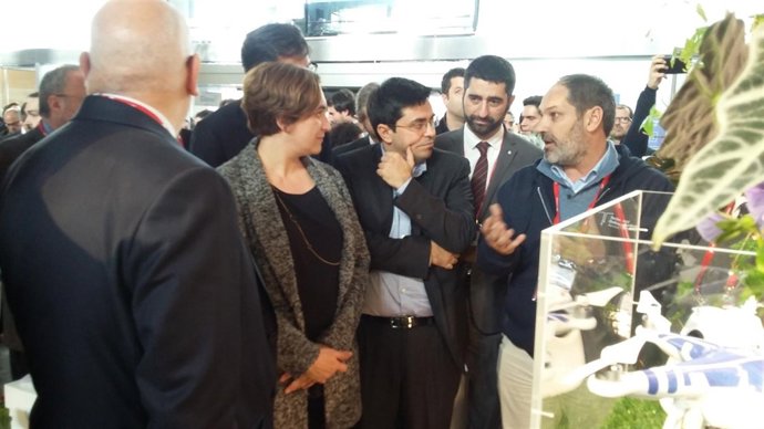 J.Baiget, A.Colau, G.Pisarello, J.Puigneró