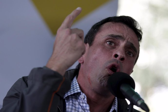 El dirigente opositor venezolano Henrique Capriles