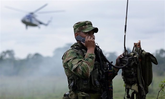 Muere un policía colombiano en un ataque presuntamente ejecutado por el ELN