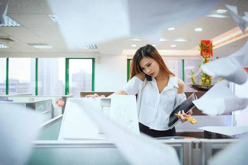 Estrés, mujer. Trabajo