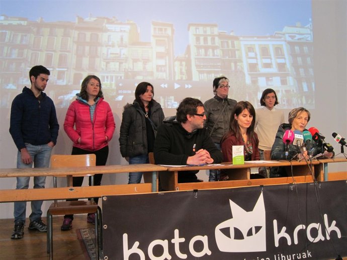 Presentación de la campaña de matriculación del movimiento social del euskera.