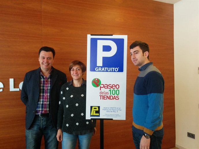 Presentación aparcamiento gratuito de las Cien Tiendas