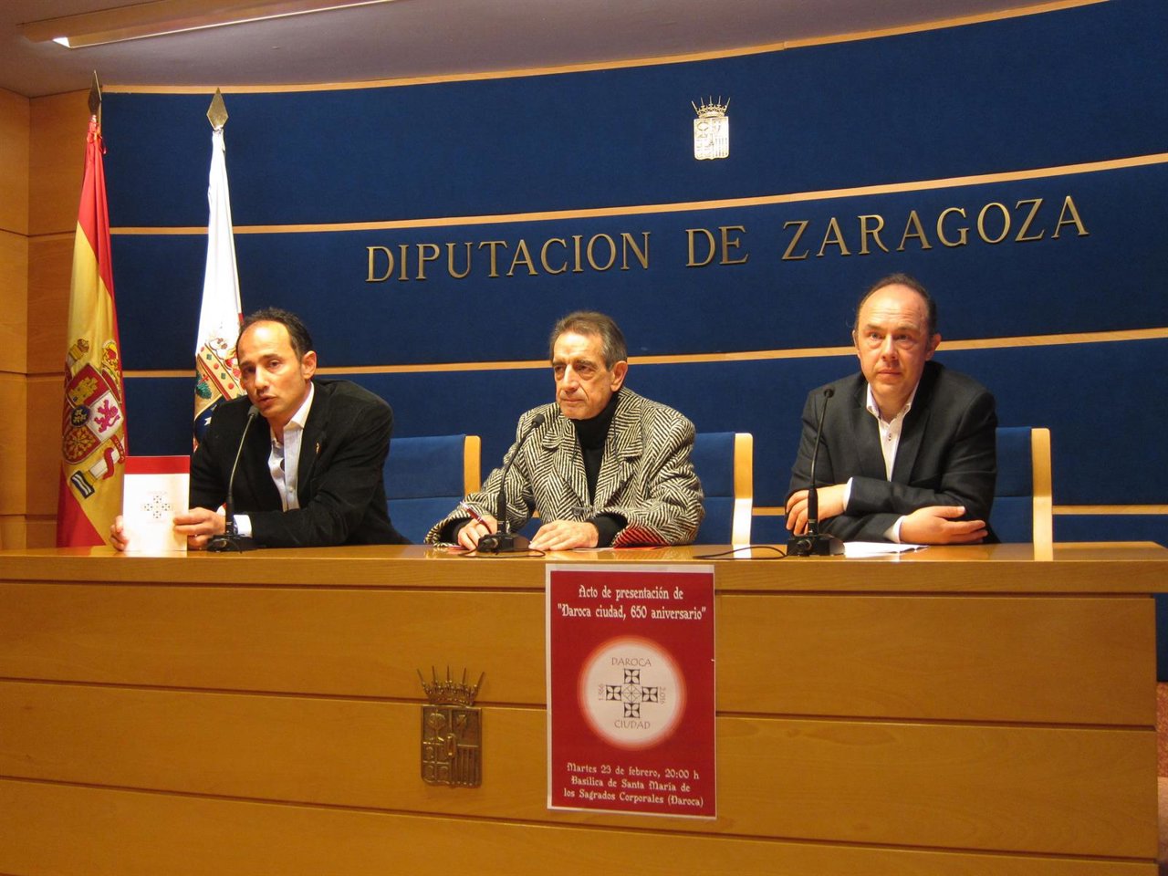 Presentación de los actos del 650 aniversario de Daroca Ciudad