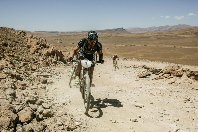 Ondrej Fojtik, en la Titan Desert