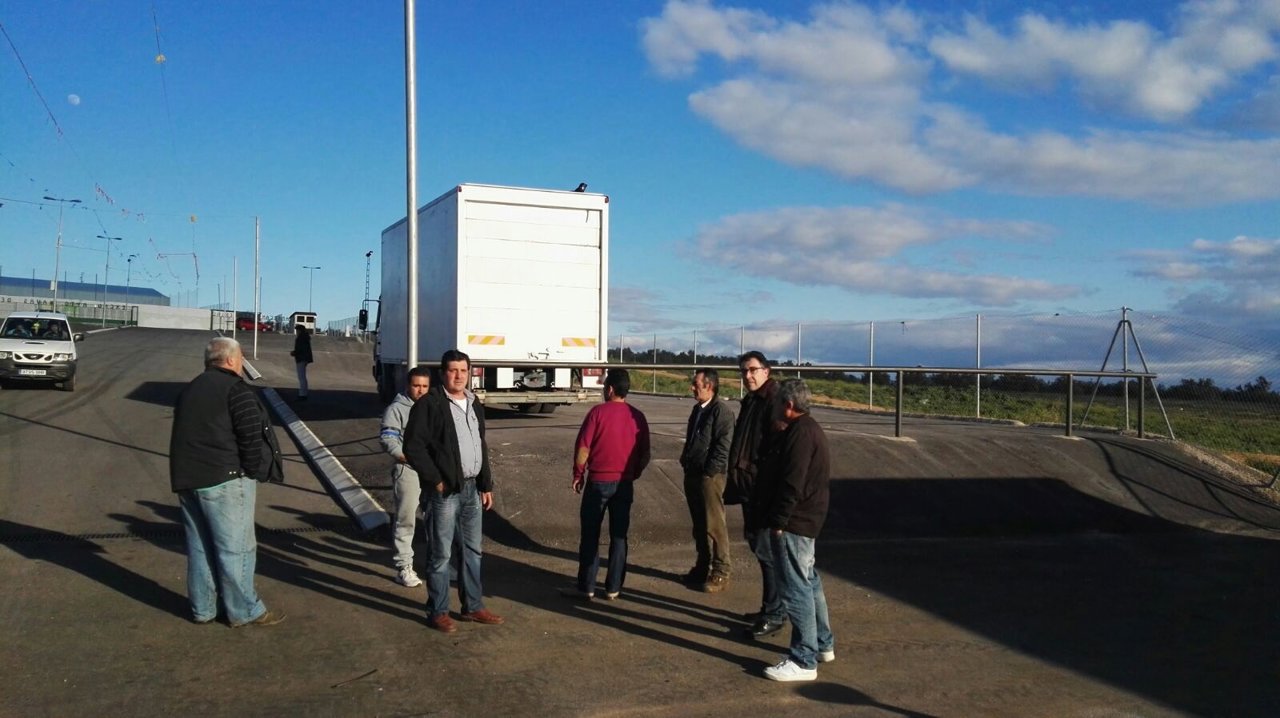 Nuevo aparcamiento destinado a camiones y caravanas.