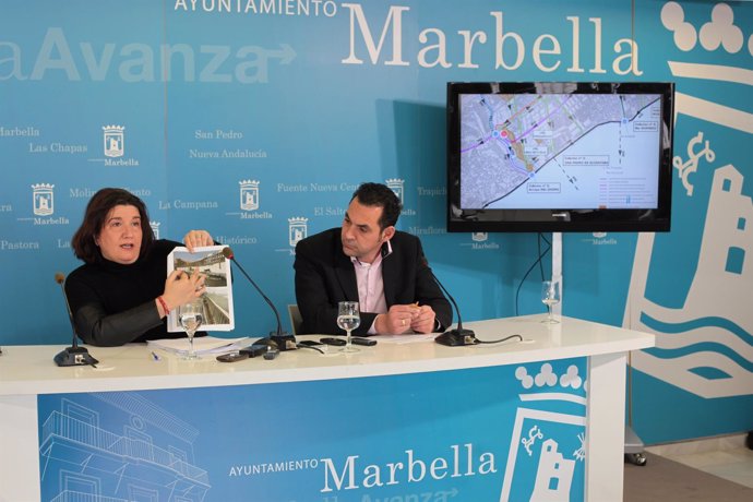 Los concejales de Sostenibilidad y Obras de Marbella