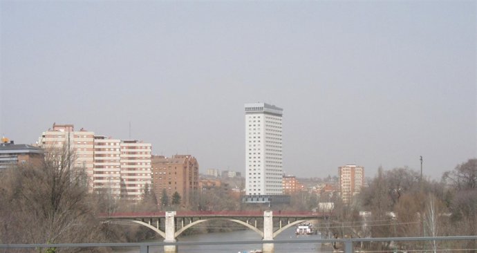 Episodio de contaminación por masa de aire africano