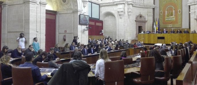Pleno del Parlamento andaluz