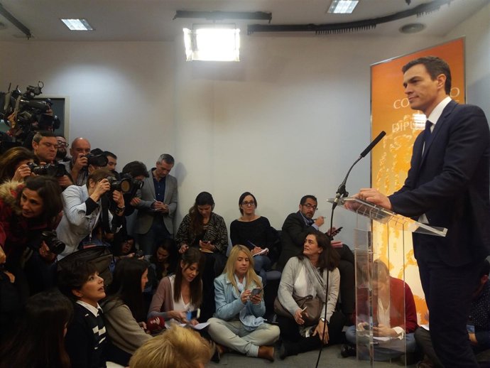 El secretario general del PSOE, Pedro Sánchez