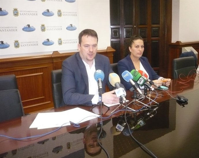 Los concejales de C's en Santander