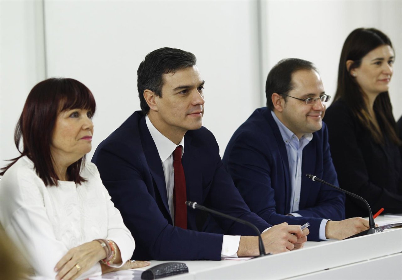 Pedro Sánchez  preside la Ejecutiva Federal del PSOE
