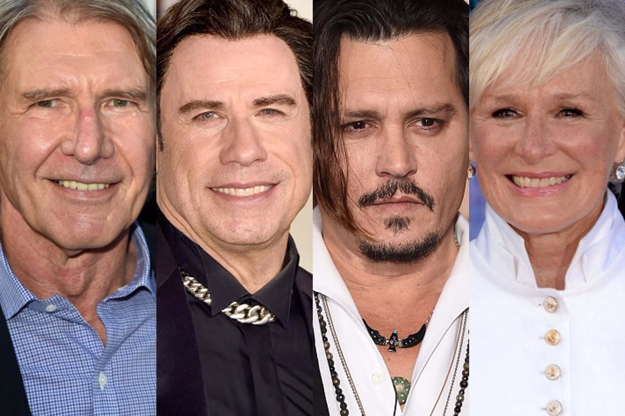 Harrison Ford, John Travolta, Johnny Depp o Glenn Close, 20 actores sin Oscar