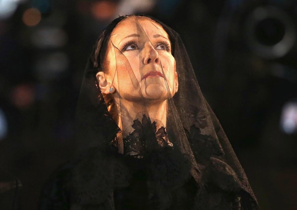 Attends the State Funeral Service for Celine Dion's Husband Rene Angelil at Notr