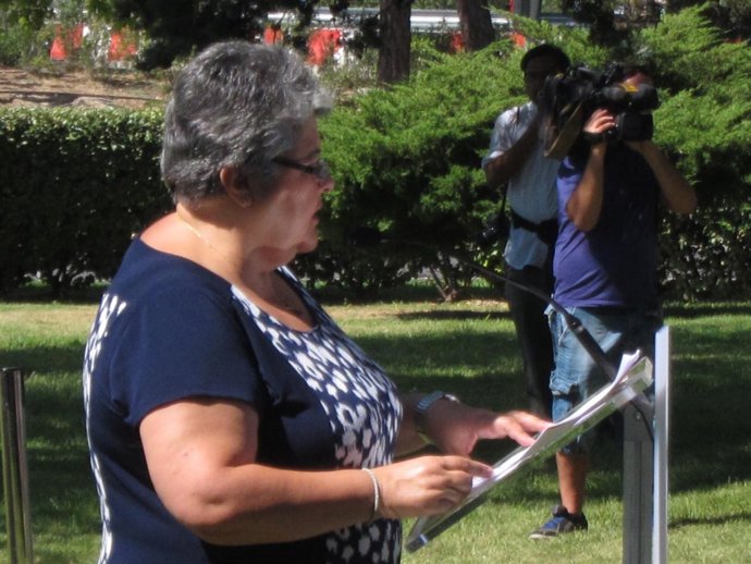 Pilar Vera, presidenta de la Asociación de Afectados del Vuelo JK5022