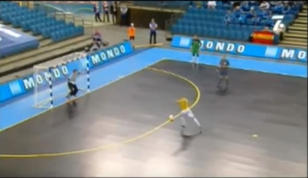 Penalti no concedido Europeo Futsal 2010 semifinales