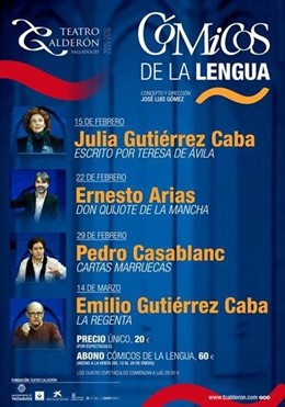 Cartel de Cómicos de la Lengua