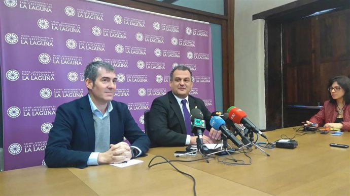 Clavijo y Díaz, en rueda de prensa
