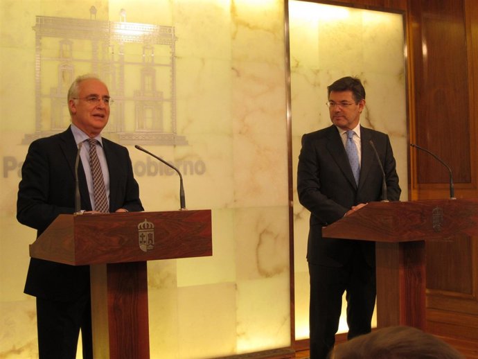 Catalá y Ceniceros en comparecencia de prensa