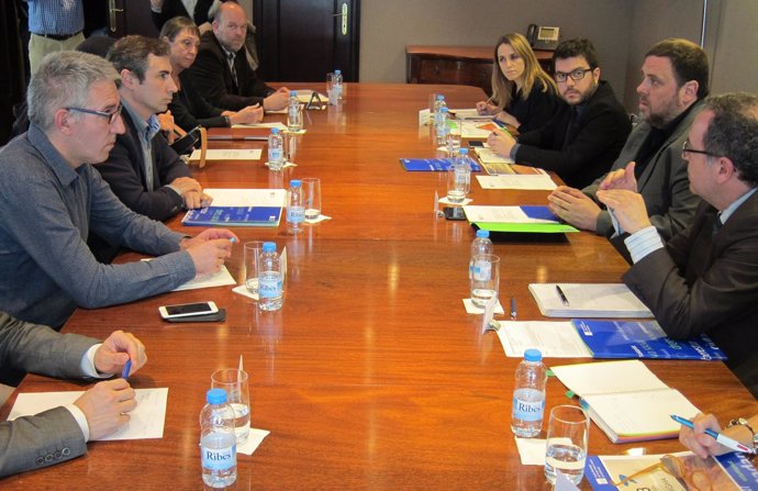 Reunión del vicepresidente O.Junqueras con la Taula del Tercer Sector