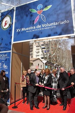 Inauguración XV Muestra Internacional de Voluntariado organizada por la UCAM