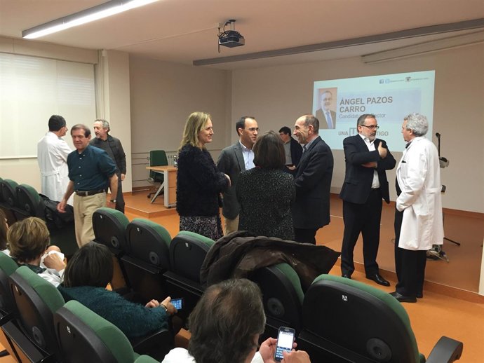 Angel Pazos en la Facultad de Medicina de la UC